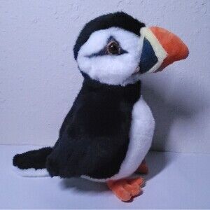 Ravensden Plush Puffin Realistic Stuffed Bird 9" Suma Collection